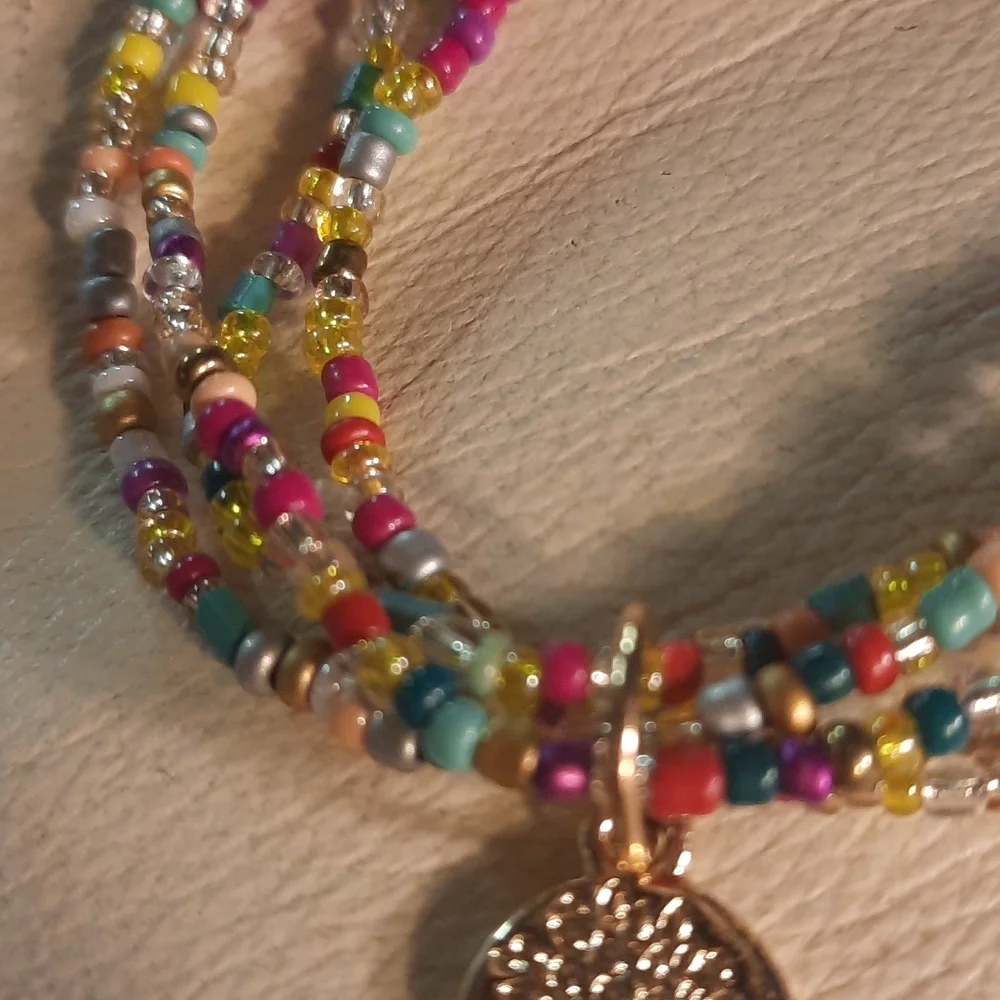 Gypsy Sun Hand Crafted Rainbow child tree lover Bracelet - Picture 4 of 9